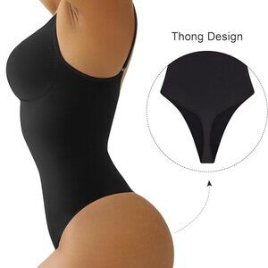 SHAPERX Women's Shapewear Bodysuit Tummy Control Body